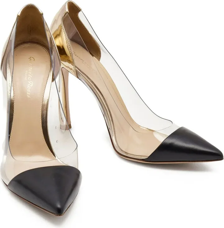 115mm Plexi clear-panel pumps - Image 3