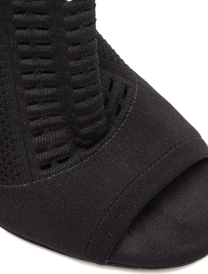 115mm Pre-owned peep-toe boots - Image 5