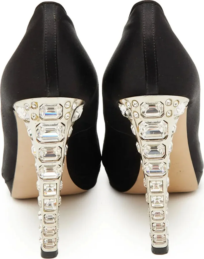 115mm Satin Pumps - Image 4