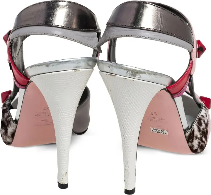 115mm Slingback Peep-Toe Sandals - Image 4