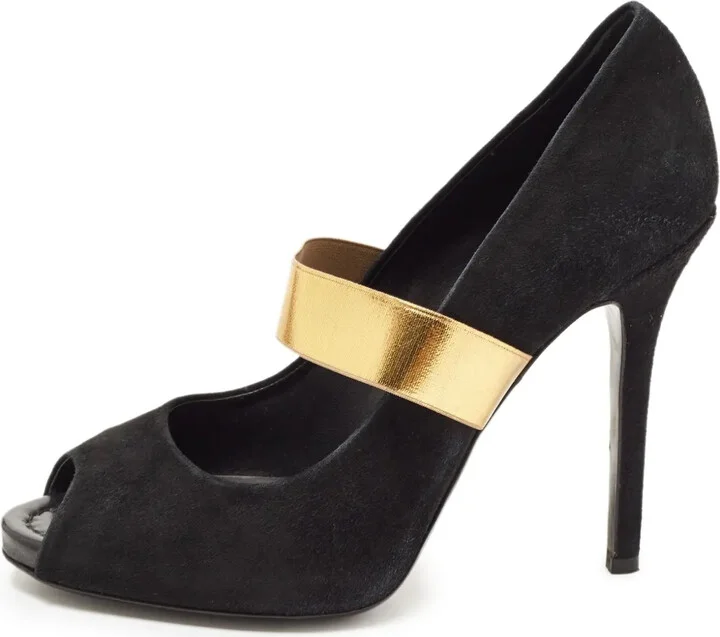 115mm Strap-Detail Pumps