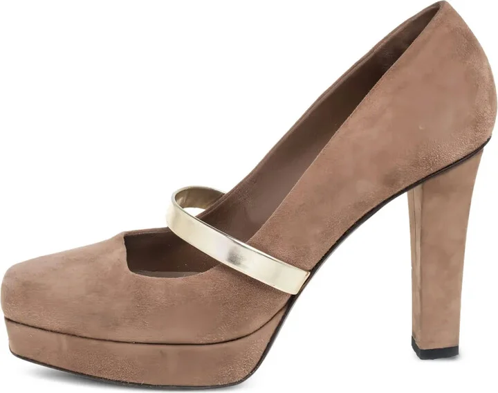 115mm Suede Pumps