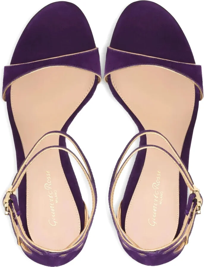 115mm Victorine double-buckle heeled sandals - Image 4