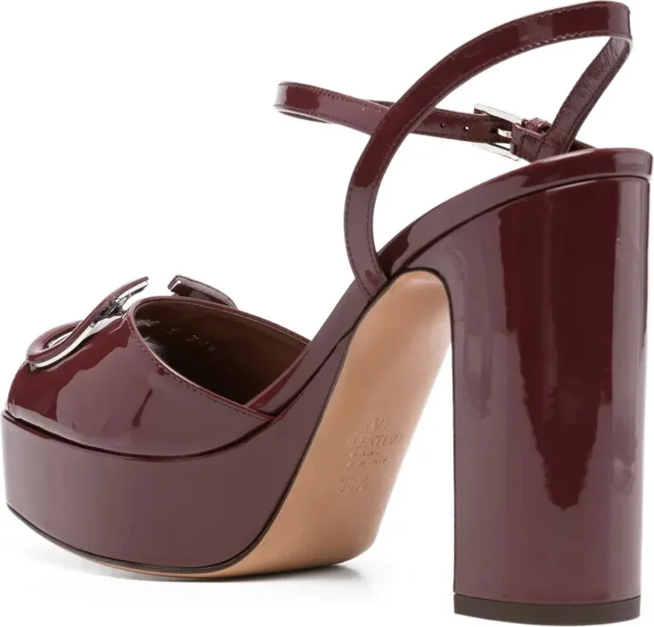 115mm VLogo Signature leather sandals - Image 3