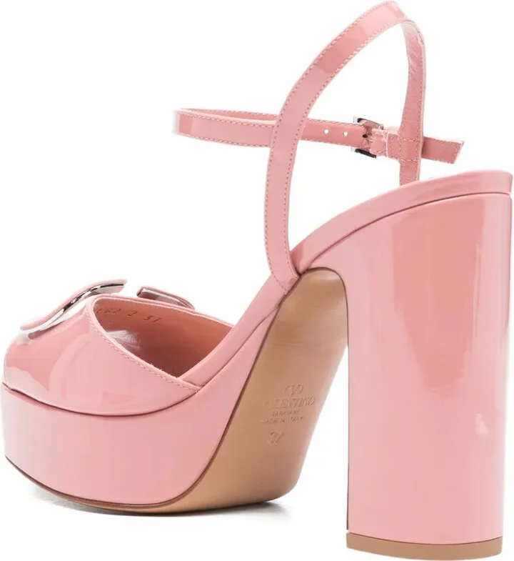 115mm VLogo Signature leather sandals - Image 3