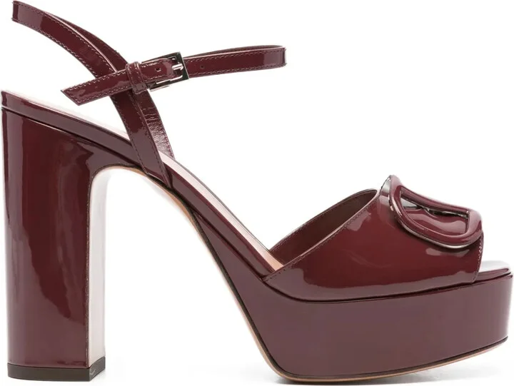 115mm VLogo Signature leather sandals