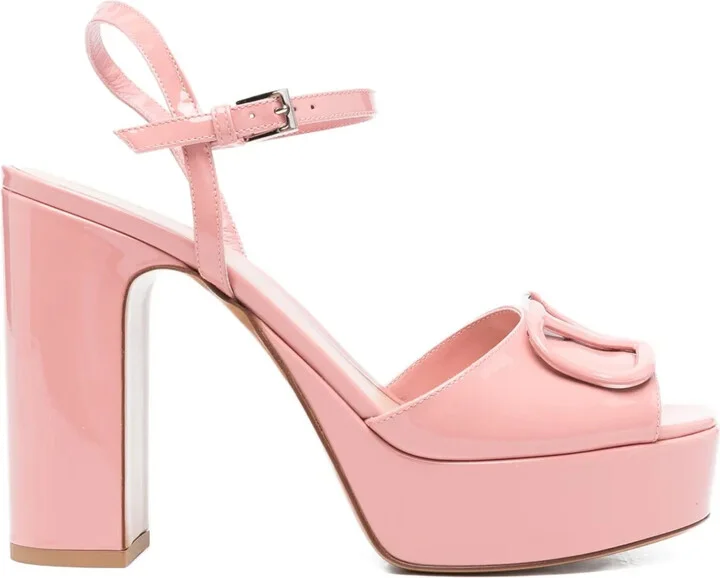 115mm VLogo Signature leather sandals