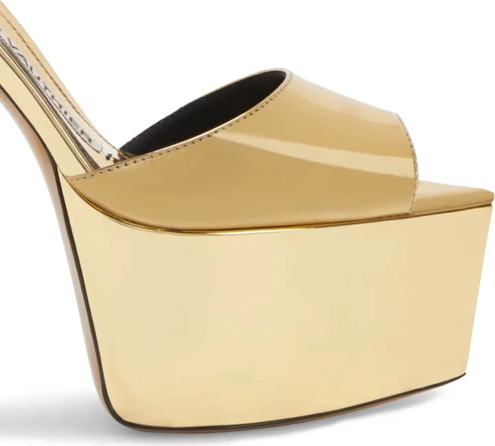 116mm Metallic Finish Sandals - Image 4