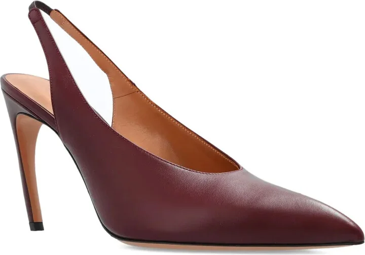 11mm Slingback Pointed-Toe Pumps - Image 2
