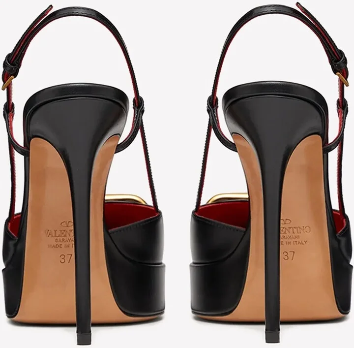 120 Leather Slingback Pumps - Image 2