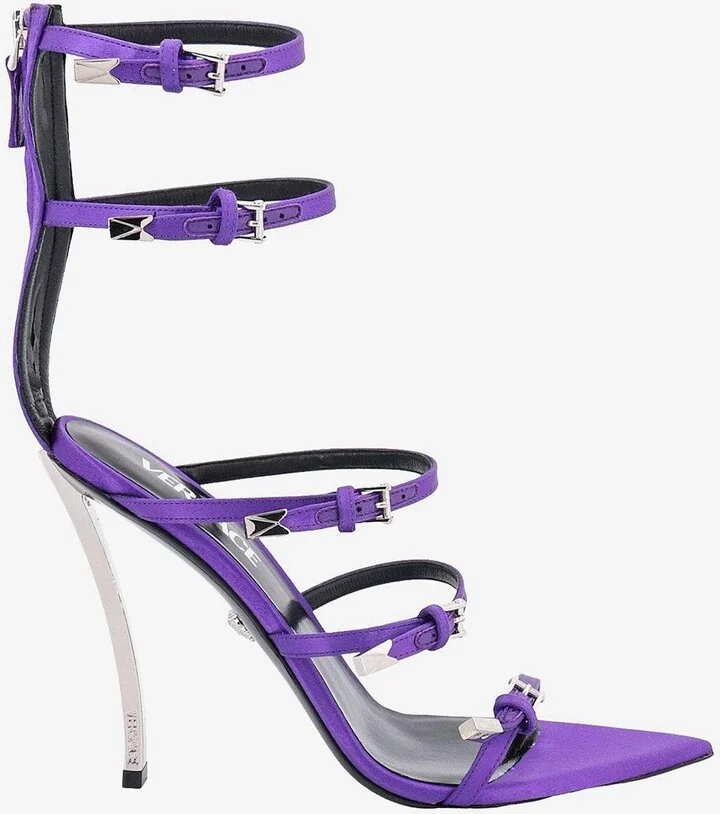 120 Pin-Point Satin Sandals