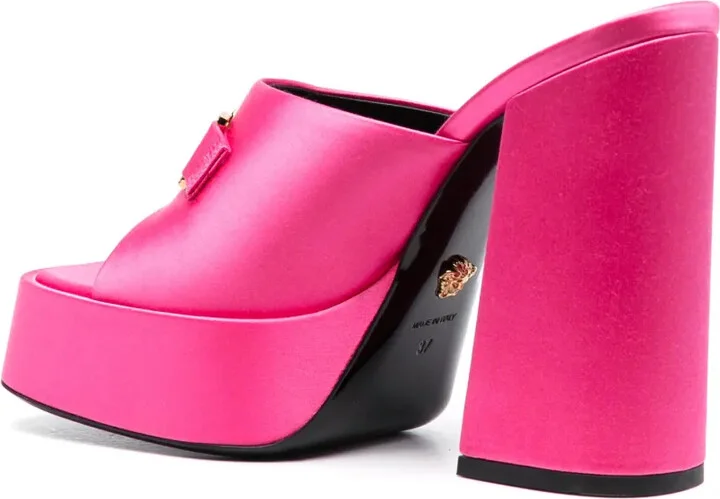 120mm Aevitas satin platform sandals - Image 3