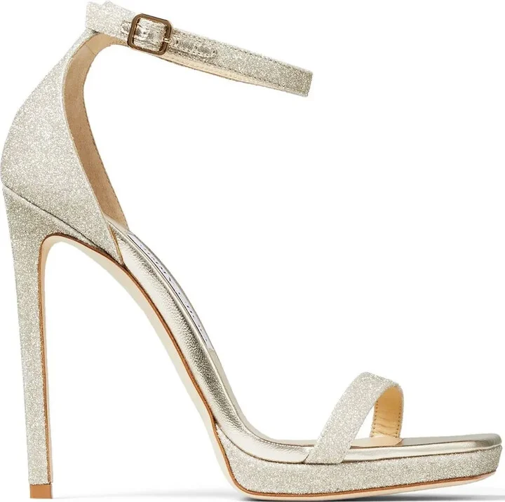 120mm Alva glitter sandals