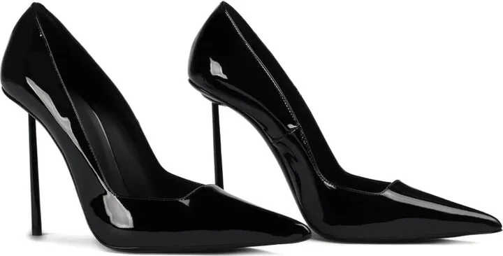 120mm Amelia patent-leather pointed-toe pumps - Image 2