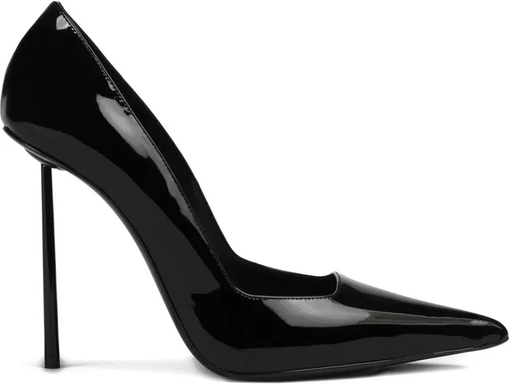 120mm Amelia patent-leather pointed-toe pumps