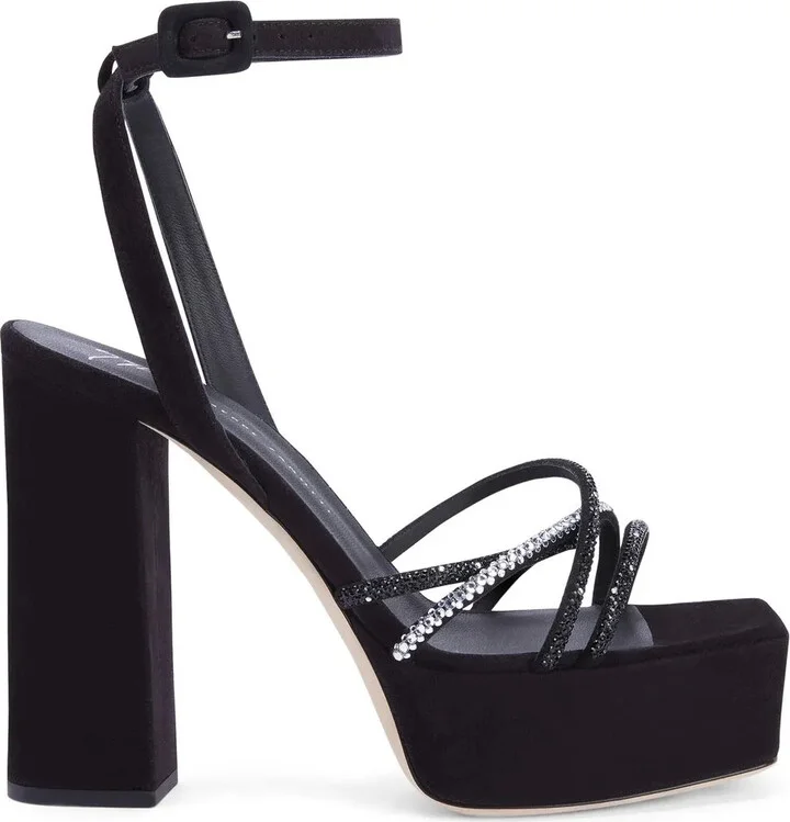 120mm Arhama embellished platform sandals