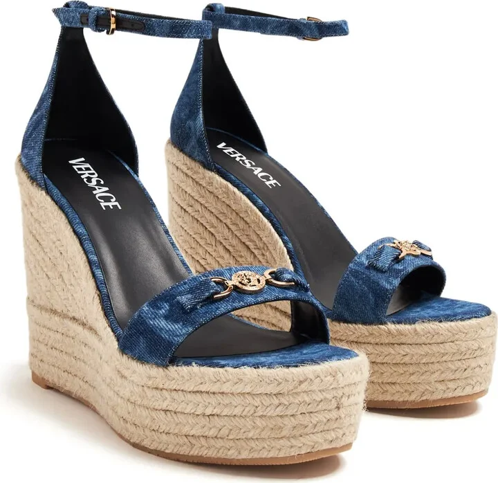 120mm Barocco-denim espadrilles - Image 2