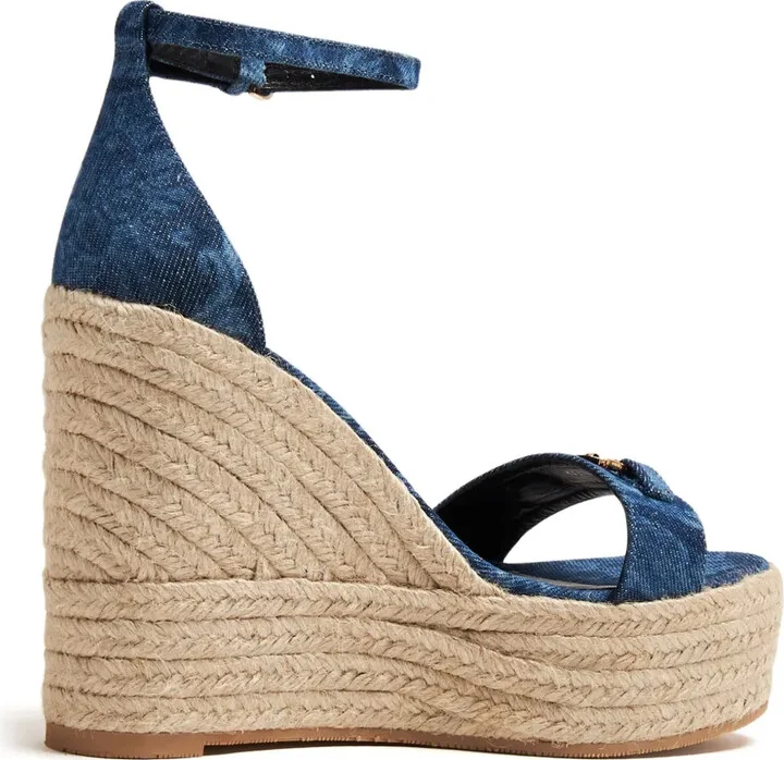 120mm Barocco-denim espadrilles - Image 3