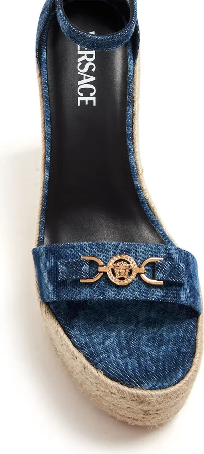 120mm Barocco-denim espadrilles - Image 4