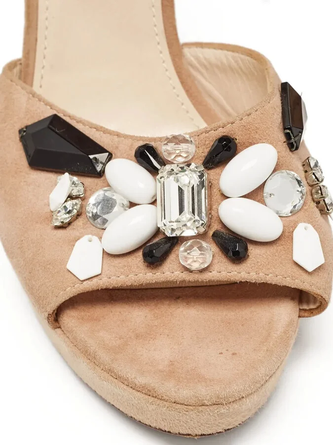 120mm Bead-Embellished Sandals - Image 5