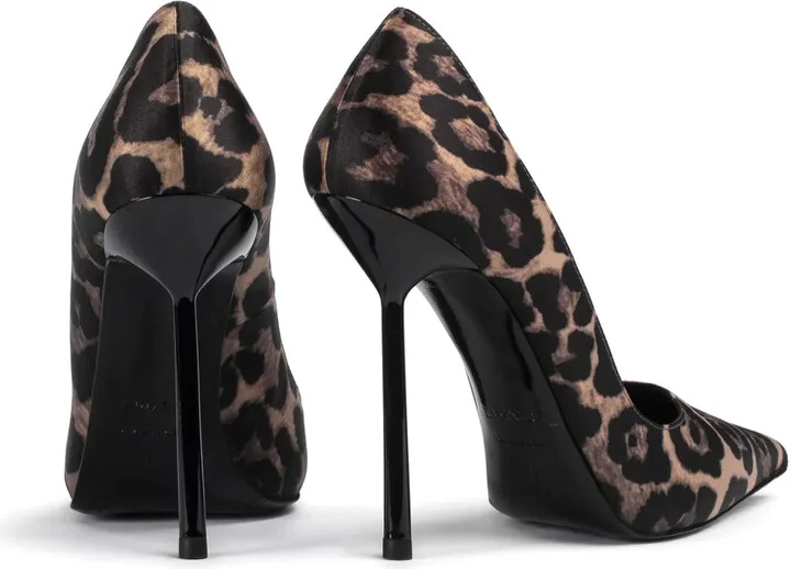 120mm Bella leopard-print pumps - Image 3