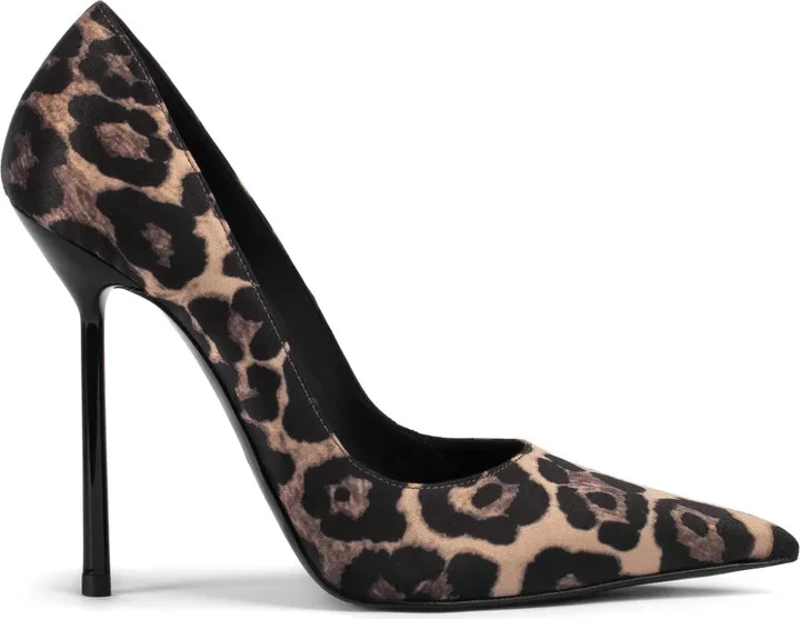 120mm Bella leopard-print pumps