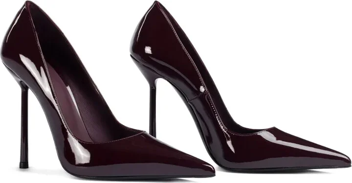 120mm Bella patent-leather pointed-toe pumps - Image 2