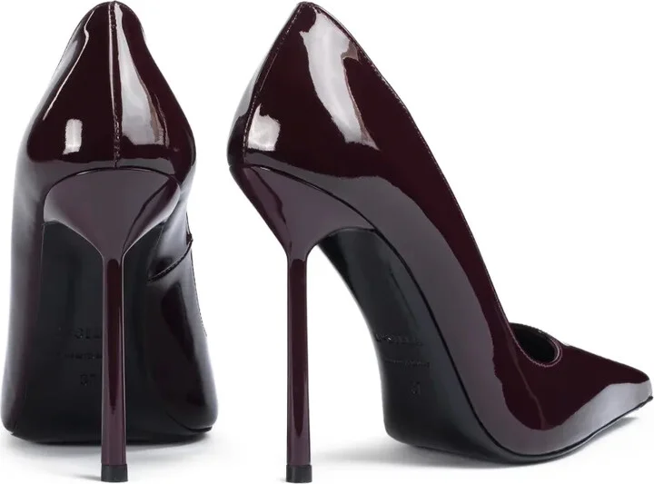 120mm Bella patent-leather pointed-toe pumps - Image 3