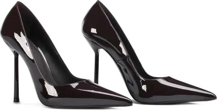 120mm Bella patent leather pumps - Image 2