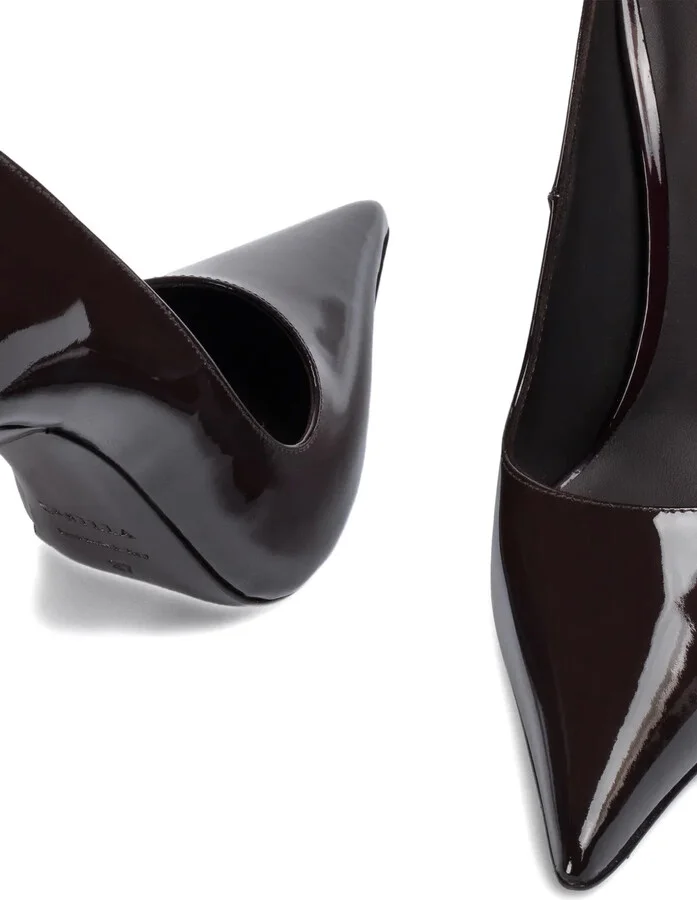 120mm Bella patent leather pumps - Image 4