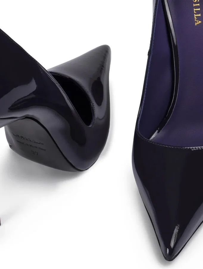 120mm Bella pointed-toe pumps - Image 4