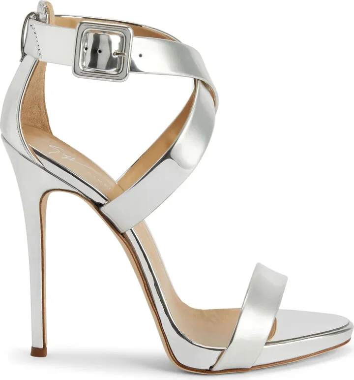 120mm Bellis leather sandals