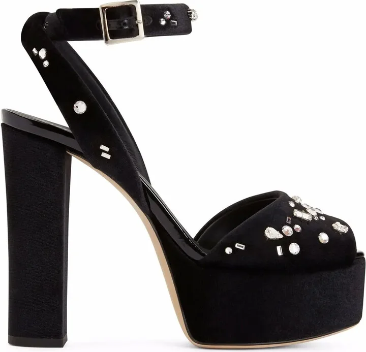 120mm Betty platform sandals