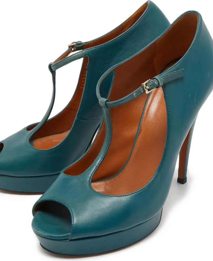 120mm Betty T-Strap heeled sandals - Image 2