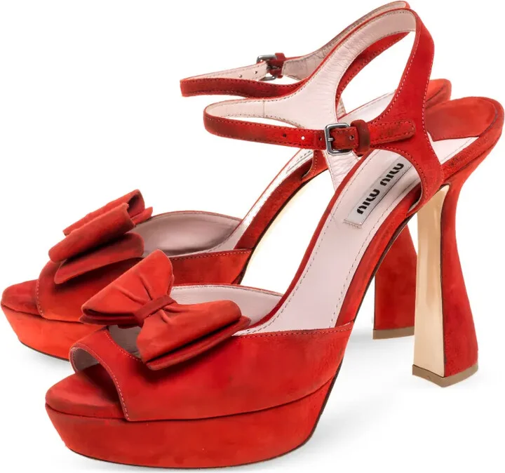 120mm Bow-Embellished Platform Sandals - Image 3