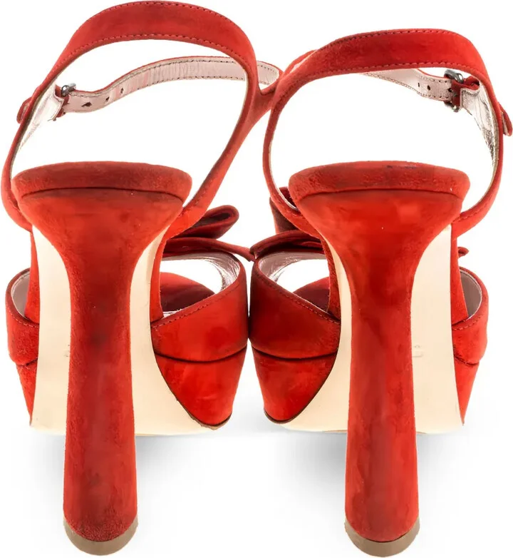 120mm Bow-Embellished Platform Sandals - Image 4