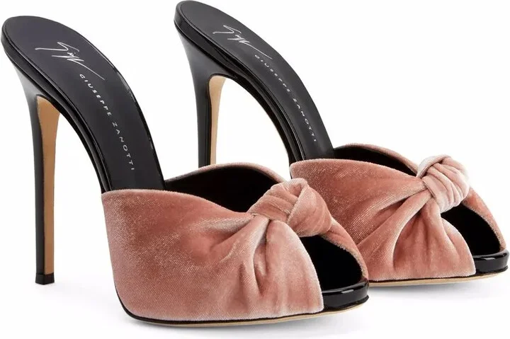 120mm Bridget knot-detail sandals - Image 2