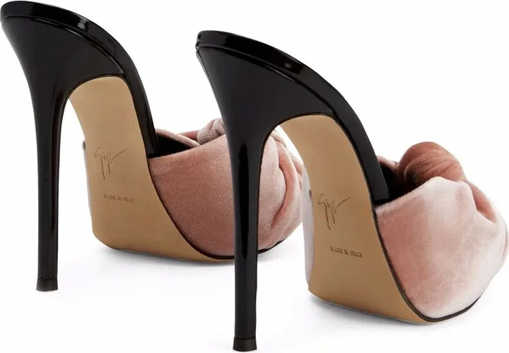 120mm Bridget knot-detail sandals - Image 3
