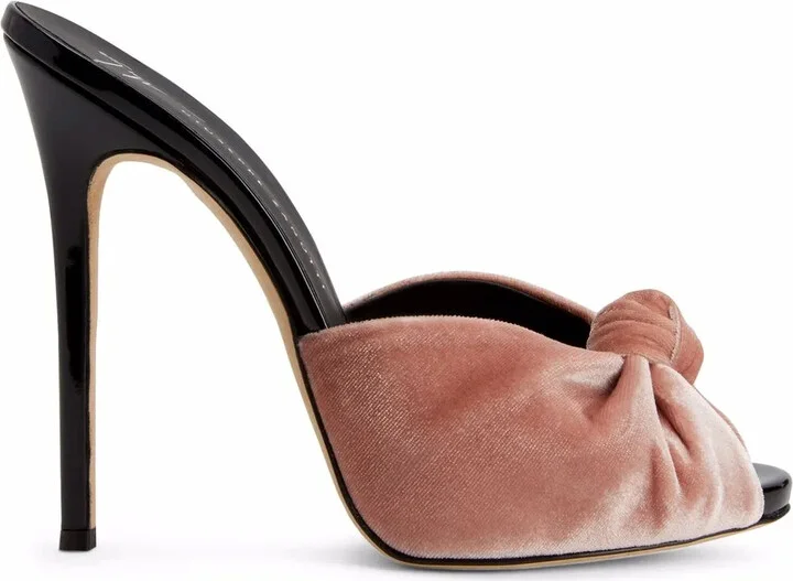 120mm Bridget knot-detail sandals