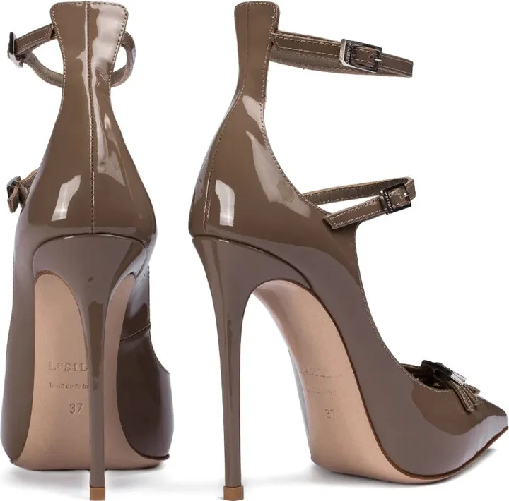 120MM buckle-strap pointed-toe pumps - Image 3