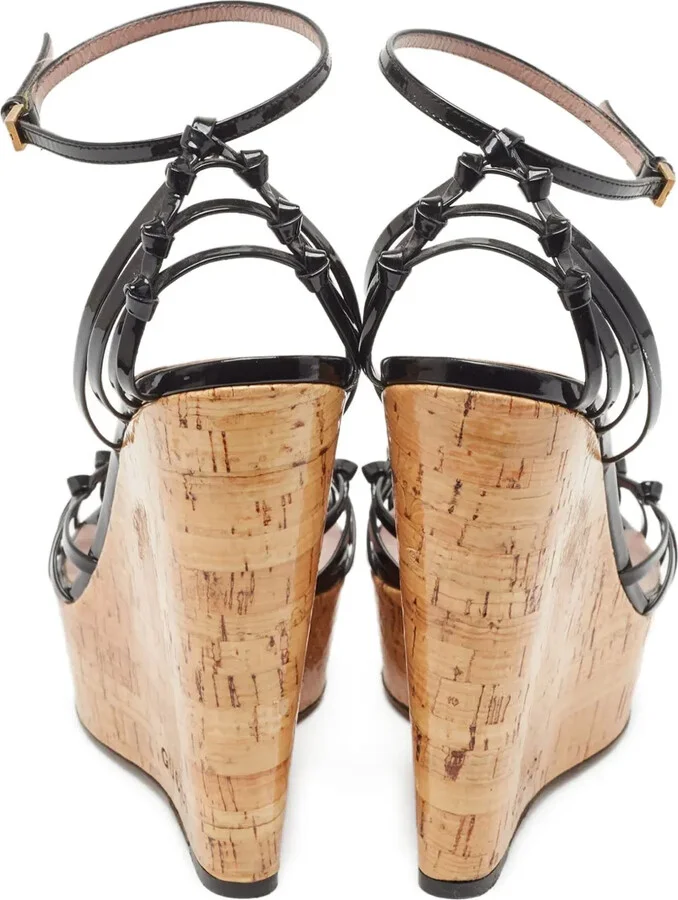 120mm Cork-Wedge Sandals - Image 4