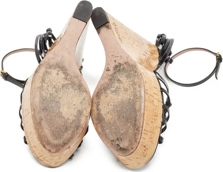 120mm Cork-Wedge Sandals - Image 5