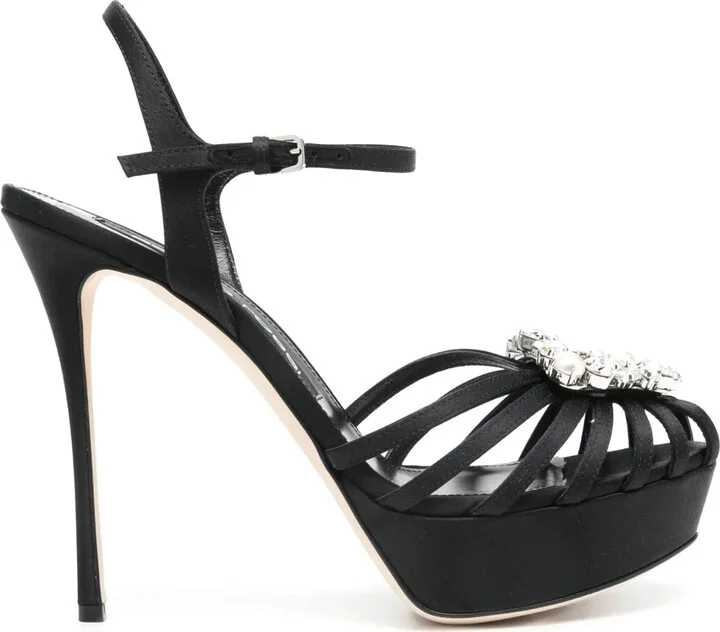 120mm Crystal-Detailing Sandals
