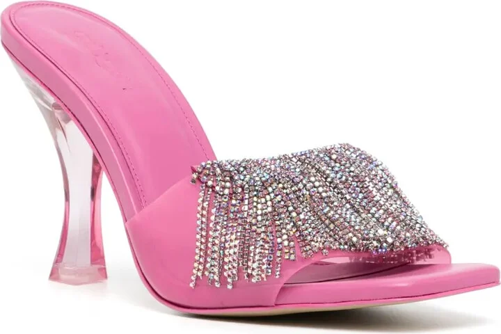 120mm Crystal-Embellished Open-Toe Mules - Image 2