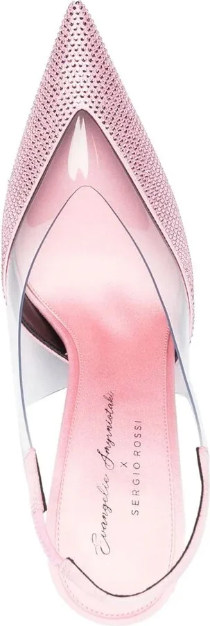120mm Crystal-Embellished Pointed Pumps - Image 4