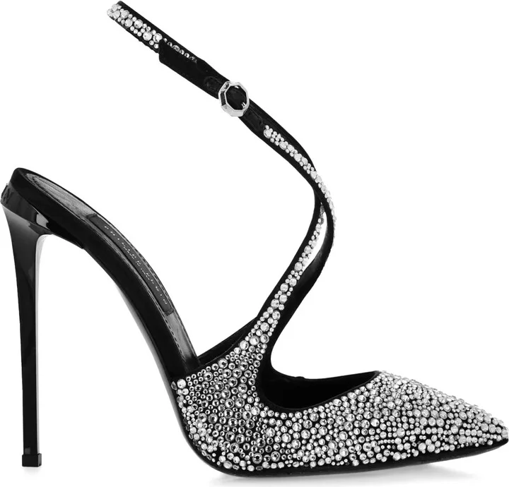 120mm Crystal-Embellished Pumps