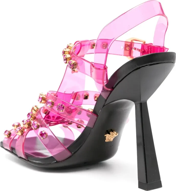 120mm Crystal-Embellished Sandals - Image 3