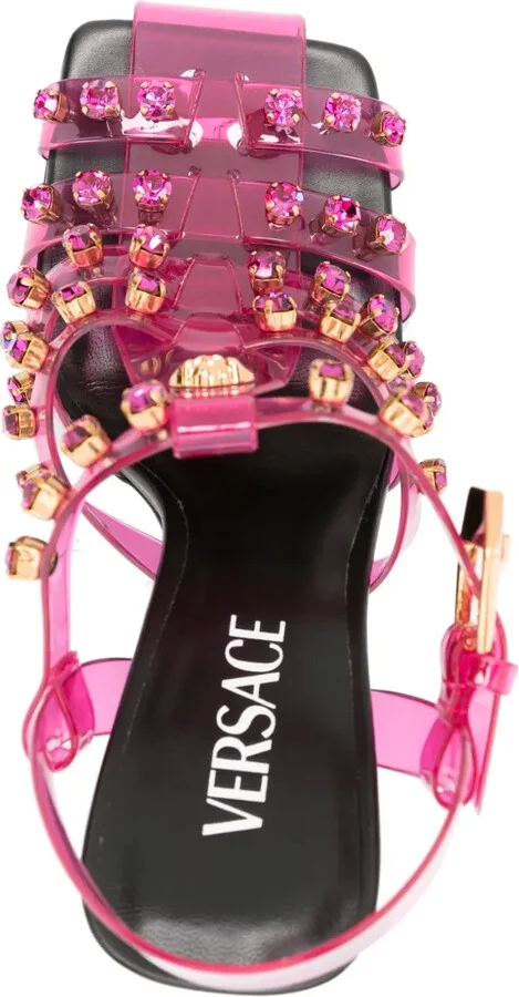 120mm Crystal-Embellished Sandals - Image 4