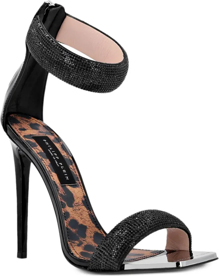 120mm Crystal Embellished Sandals - Image 2
