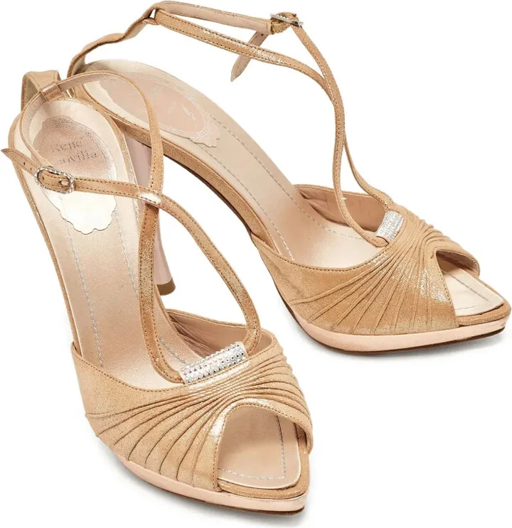 120mm Crystal-Embellished Sandals - Image 2